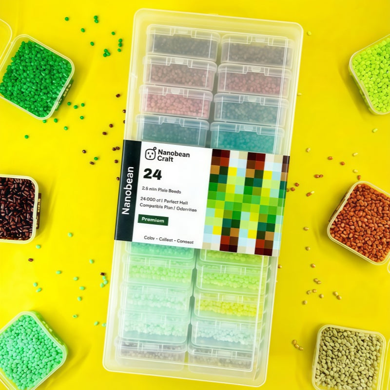 Ultimate Visionary Nano Beads Set All-in-one, 120 colors，120,000 ct
