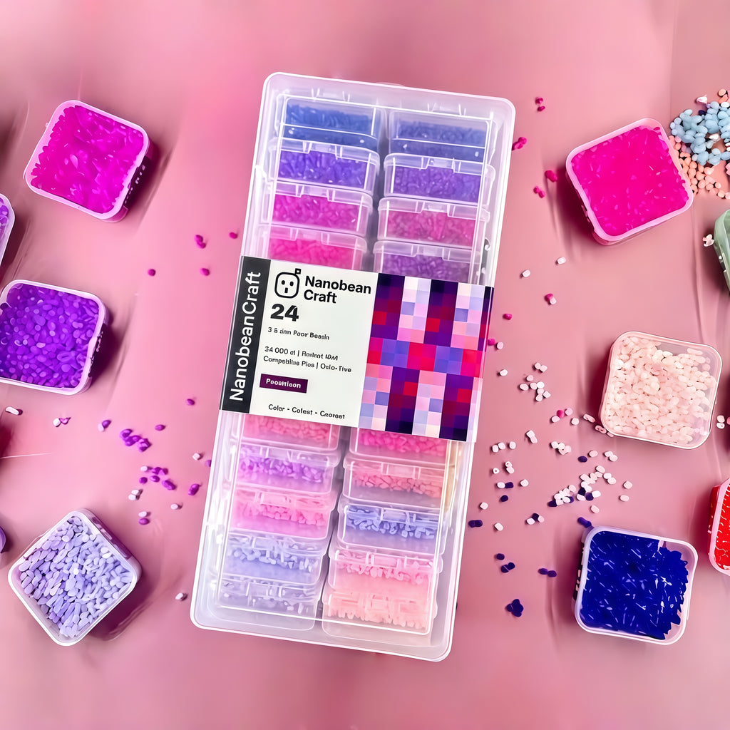 Ultimate Visionary Nano Beads Set All-in-one, 120 colors，120,000 ct