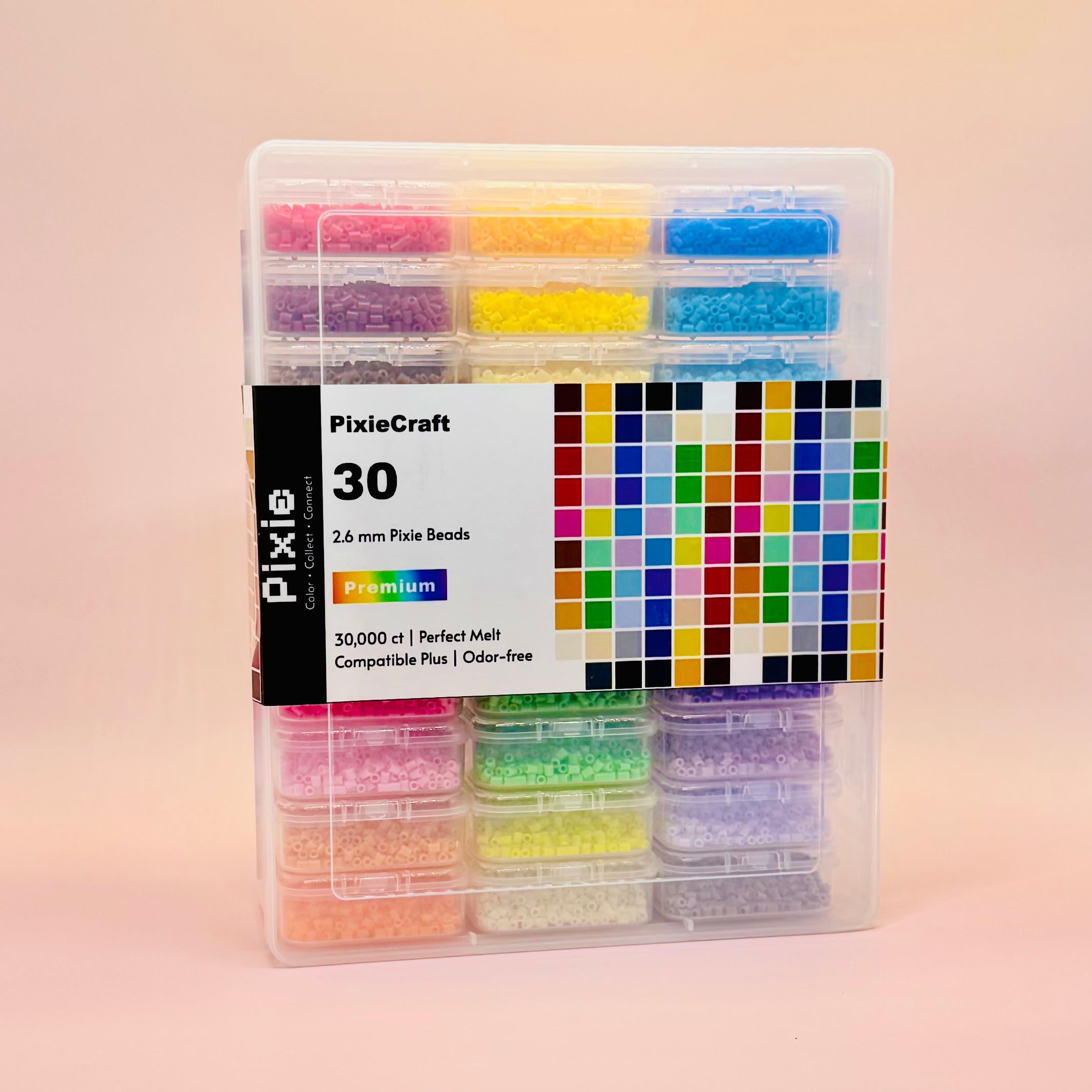 30000 pcs Spectrum 30 PixieBeads Box Mini Fuse Beads 2.6mm