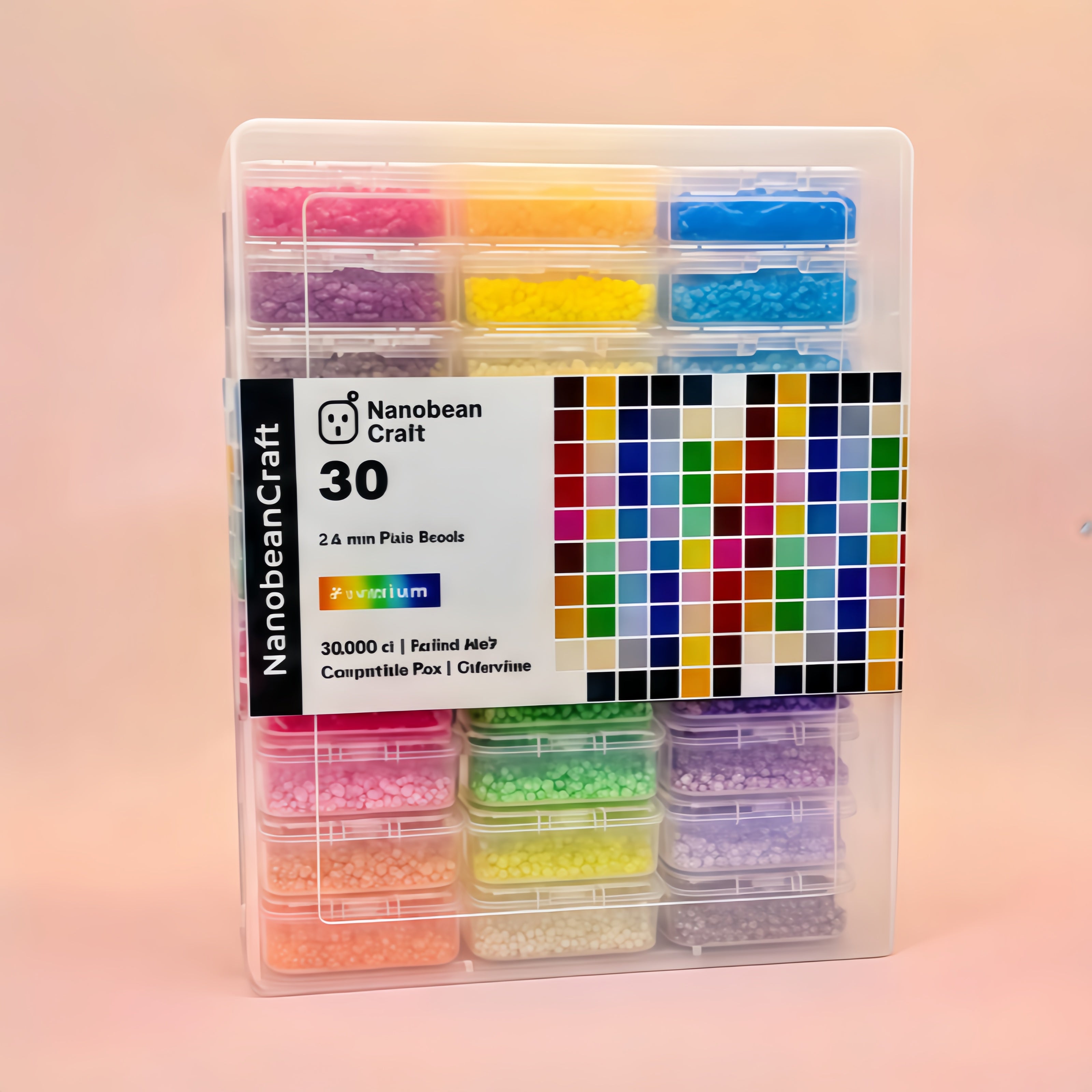 30000 pcs Spectrum 30 PixieBeads Box Mini Fuse Beads 2.6mm
