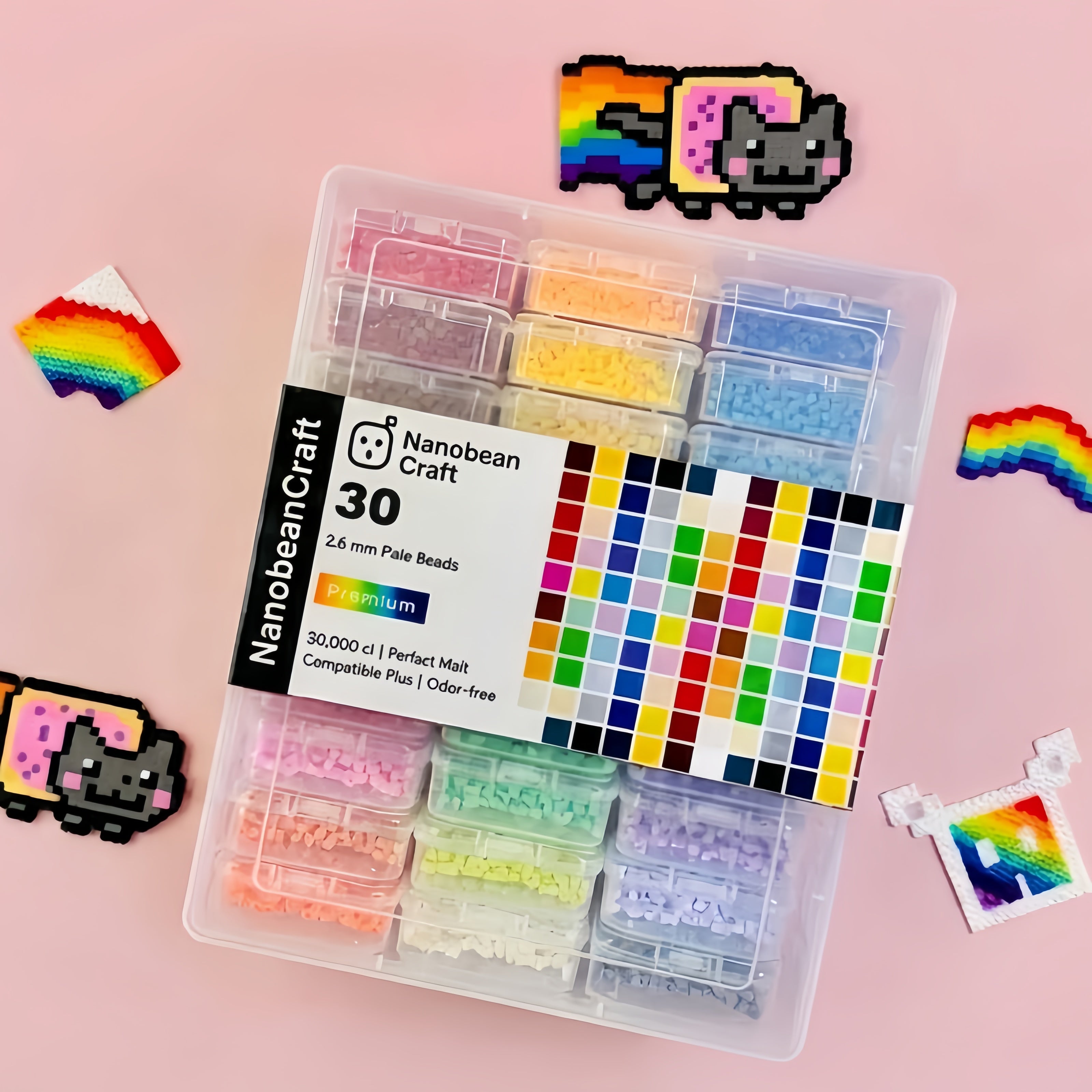 30000 pcs Spectrum 30 PixieBeads Box Mini Fuse Beads 2.6mm