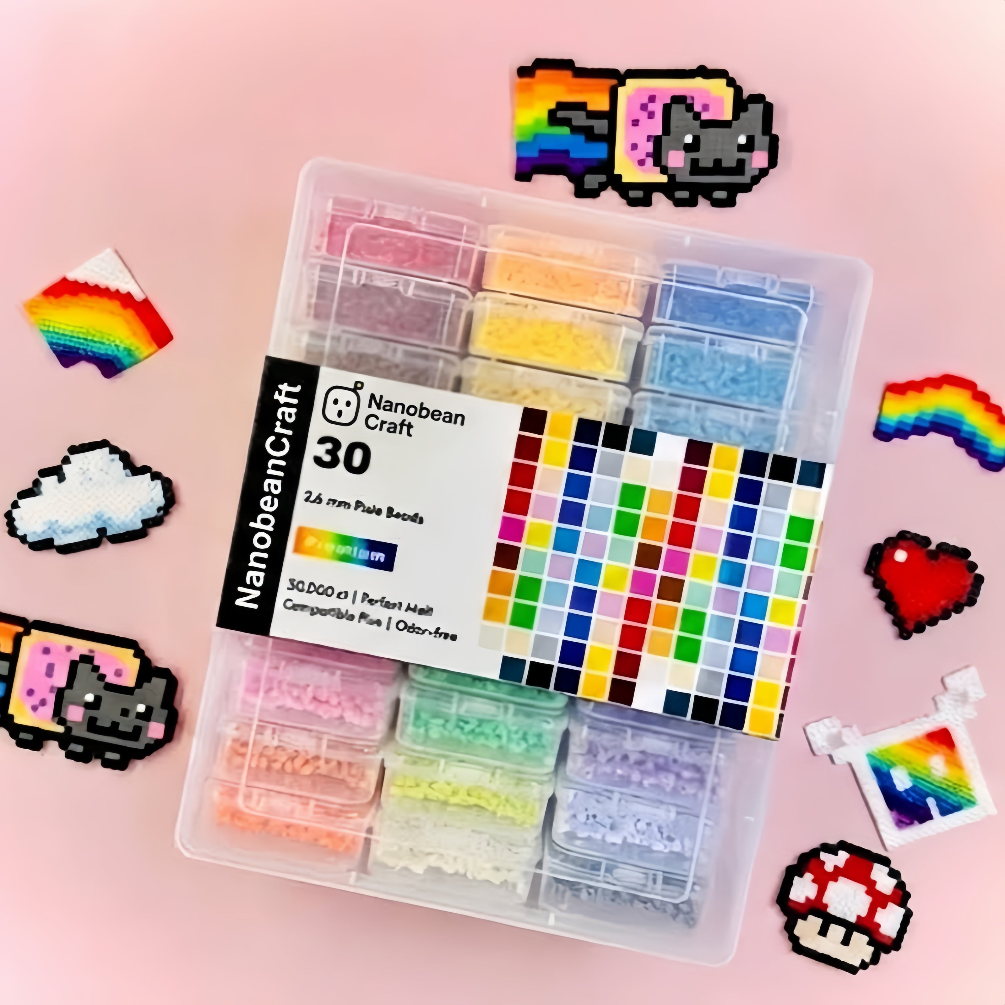 Deluxe Starter Nanobeads Set All-in-one, 30 colors,  30,000 ct