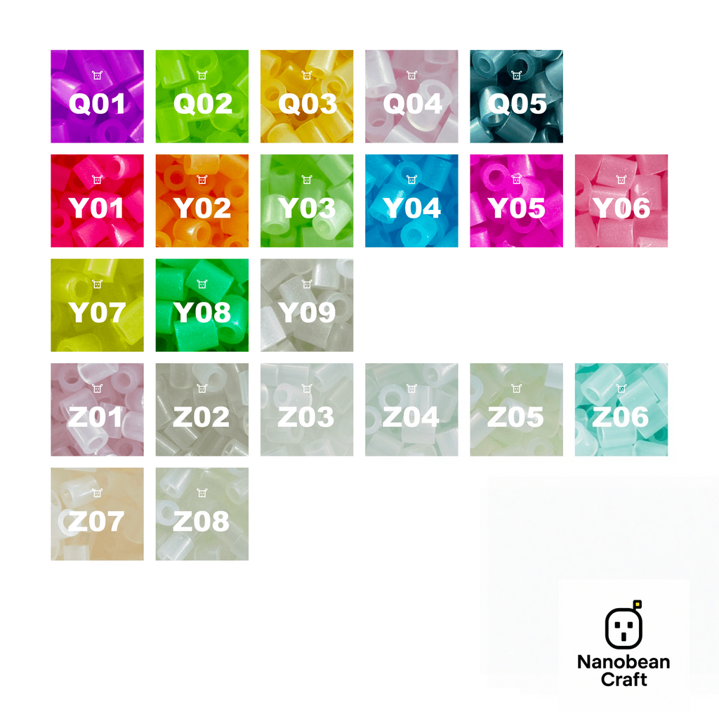 Pure Nano Beads Refill 1000ct - Palette (Magic Colors) Fluorescent & Temperature Change