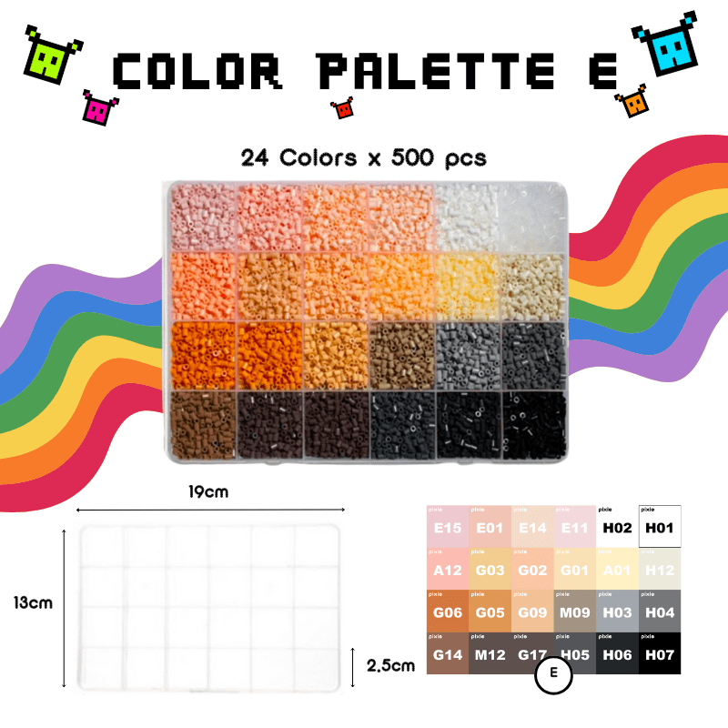 Nano Beads 120 Starter Combo - 60,000 Mini Fuse Beads 2.6mm