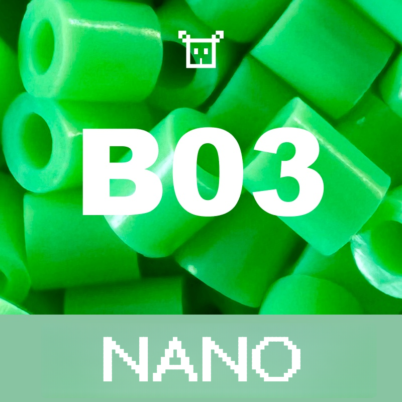 Pure Nano Beads Refill 1000ct - Palette B (Forest Greens)