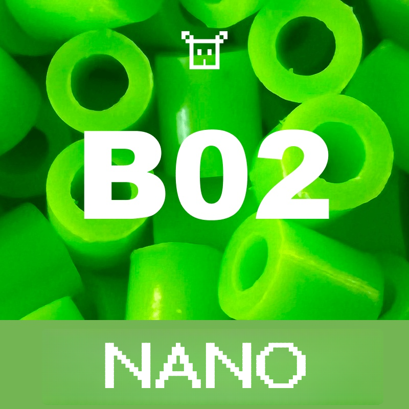 Pure Nano Beads Refill 1000ct - Palette B (Forest Greens)