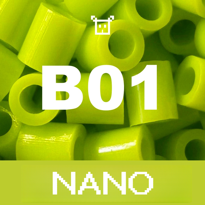 Pure Nano Beads Refill 1000ct - Palette B (Forest Greens)