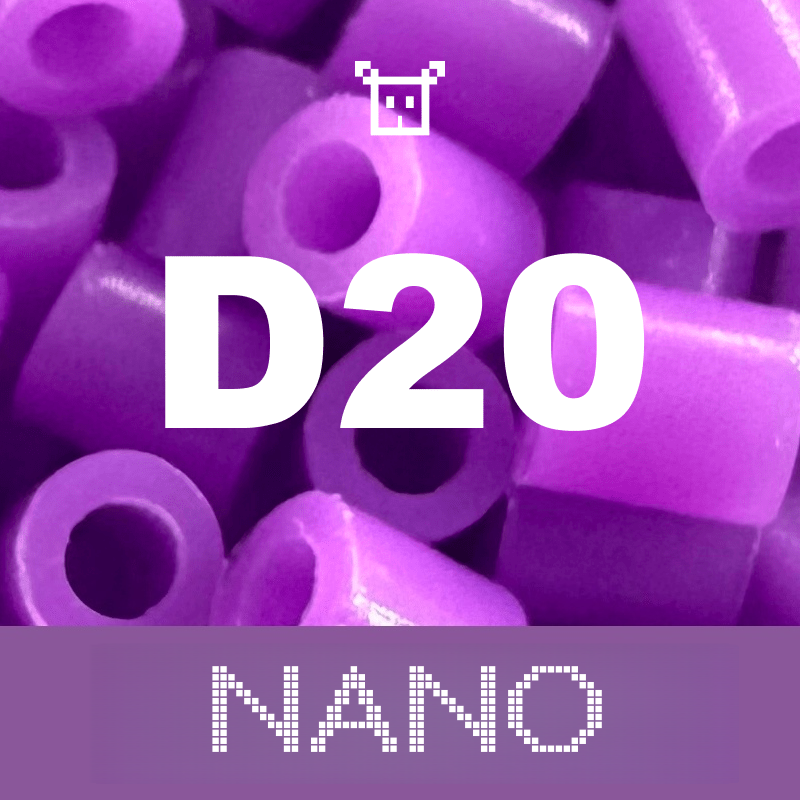 Pure Nano Beads Refill 1000ct - Palette D (Twilight Purples)