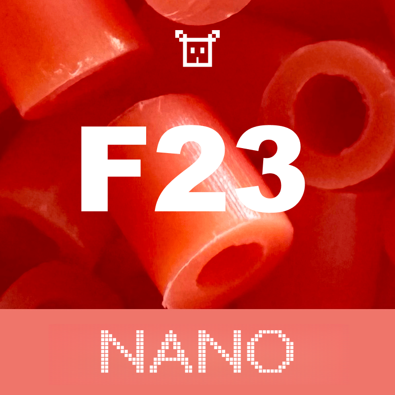 Pure Nano Beads Refill 1000ct - Palette F (Warm Reds)