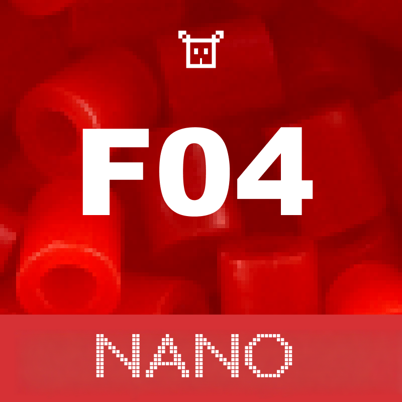 Pure Nano Beads Refill 1000ct - Palette F (Warm Reds)