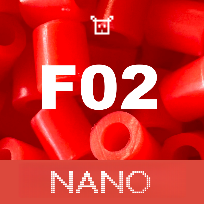 Pure Nano Beads Refill 1000ct - Palette F (Warm Reds)