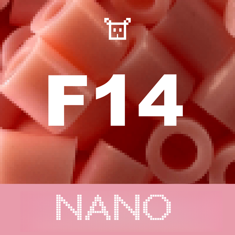 Pure Nano Beads Refill 1000ct - Palette F (Warm Reds)