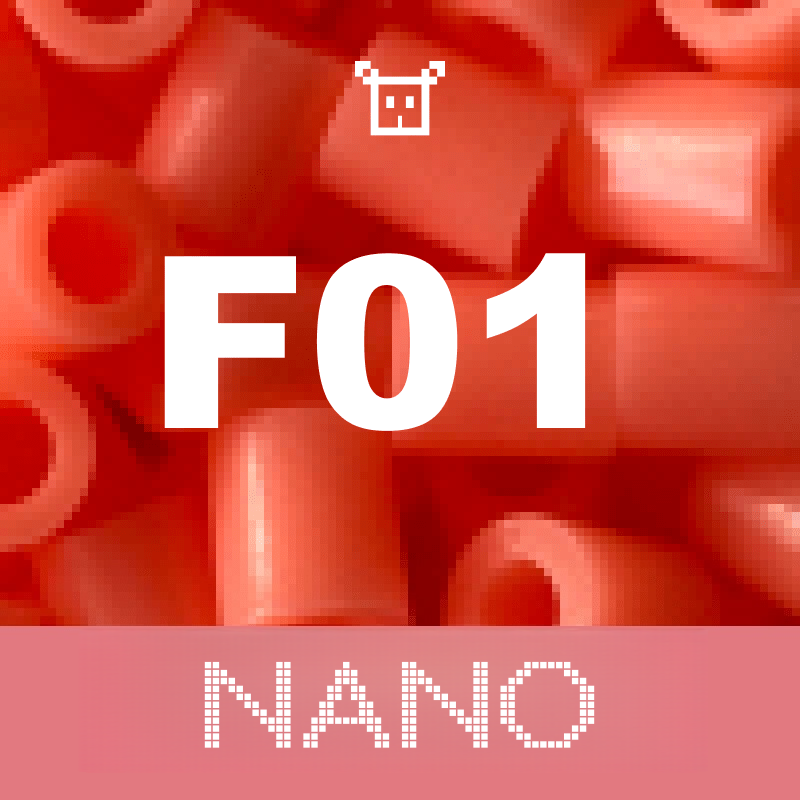 Pure Nano Beads Refill 1000ct - Palette F (Warm Reds)