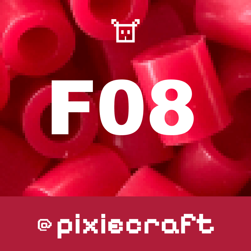 Pure Pixels Refill 1000ct - Palette F (Warm Reds)