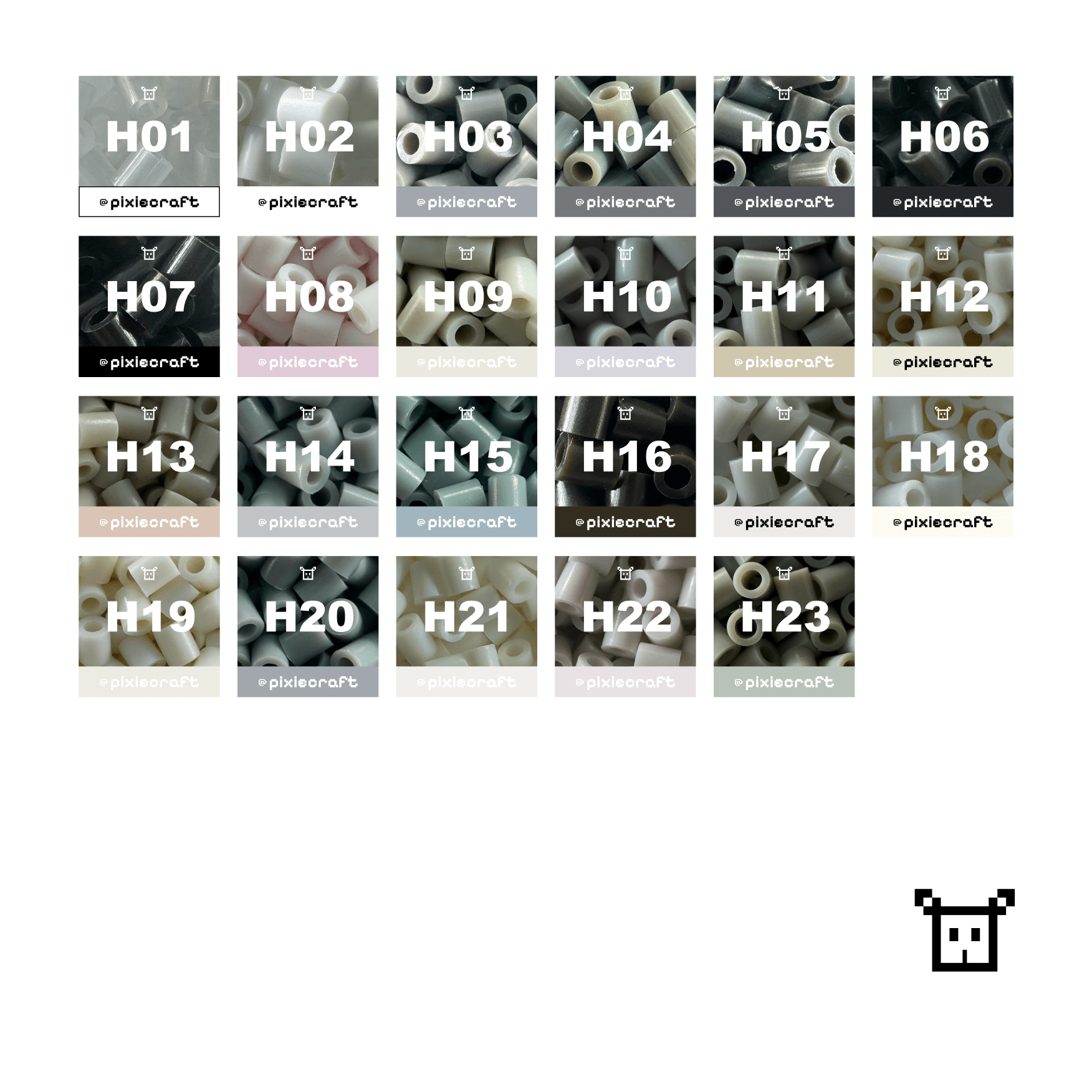 Pure Pixels Refill 1000ct - Palette H (Neutral Basics)