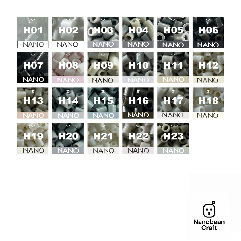 Pure Nano Beads Refill 1000ct - Palette H (Neutral Basics)