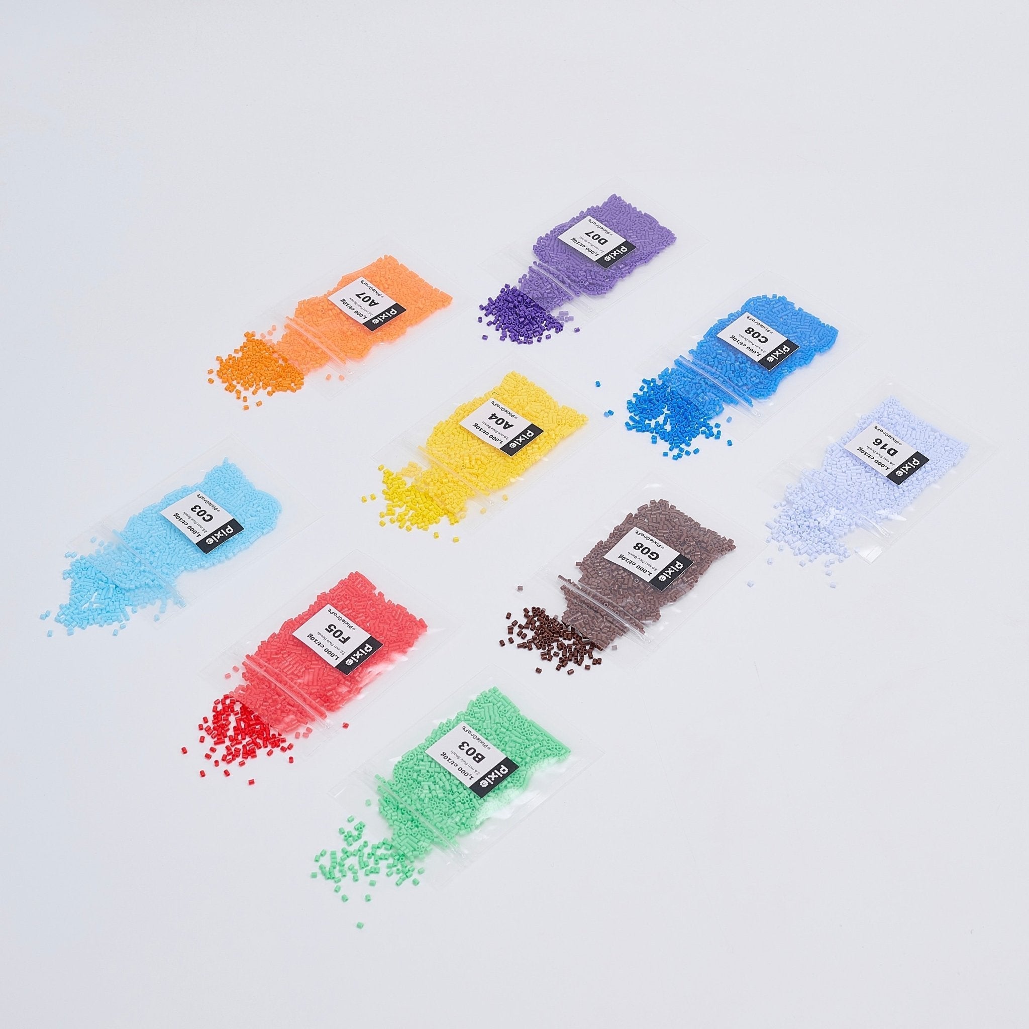 Pure Pixels Refill 1000ct - Palette R (Transparent Colors)