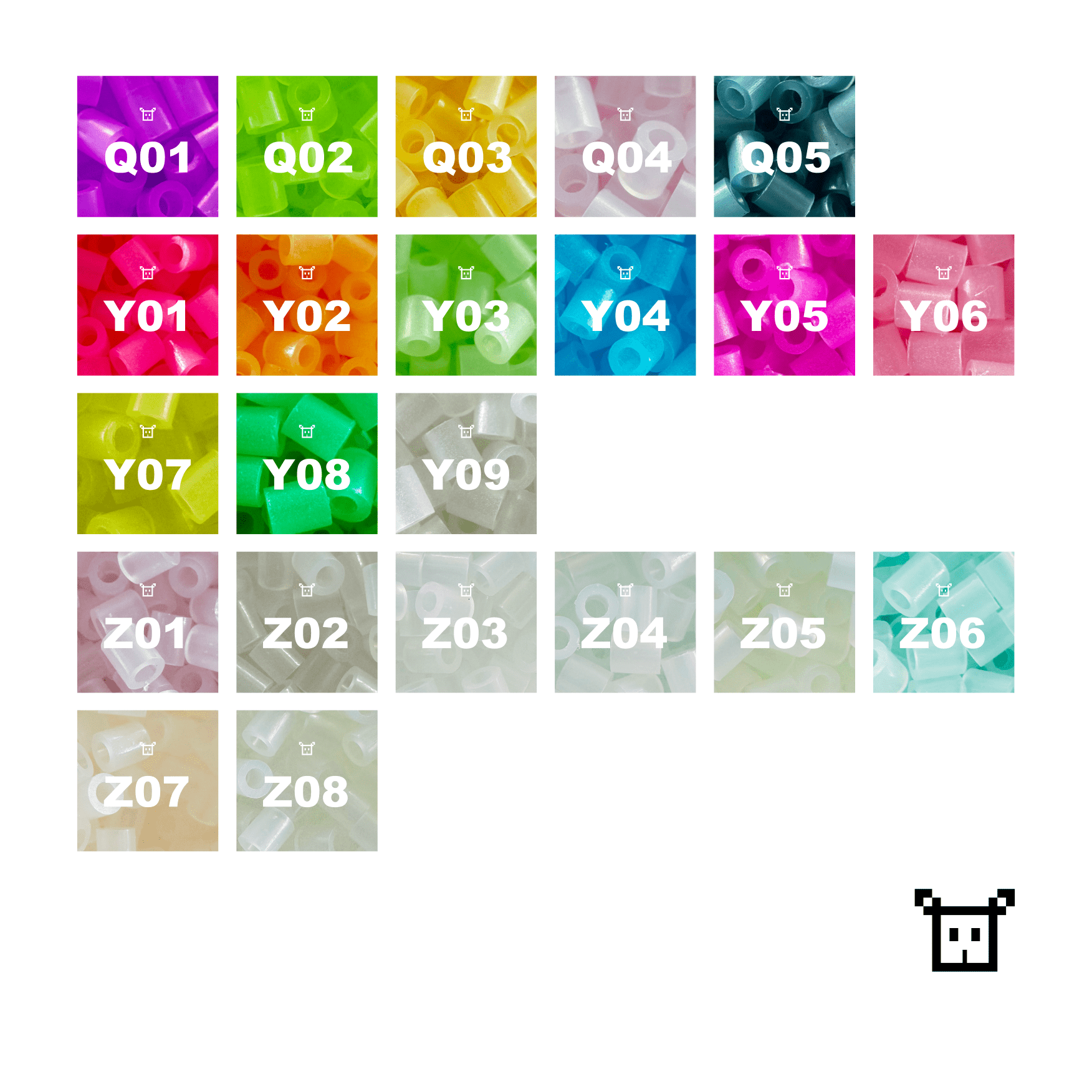 Pure Pixels Refill 1000ct - Palette (Magic Colors) Fluorescent & Temperature Change