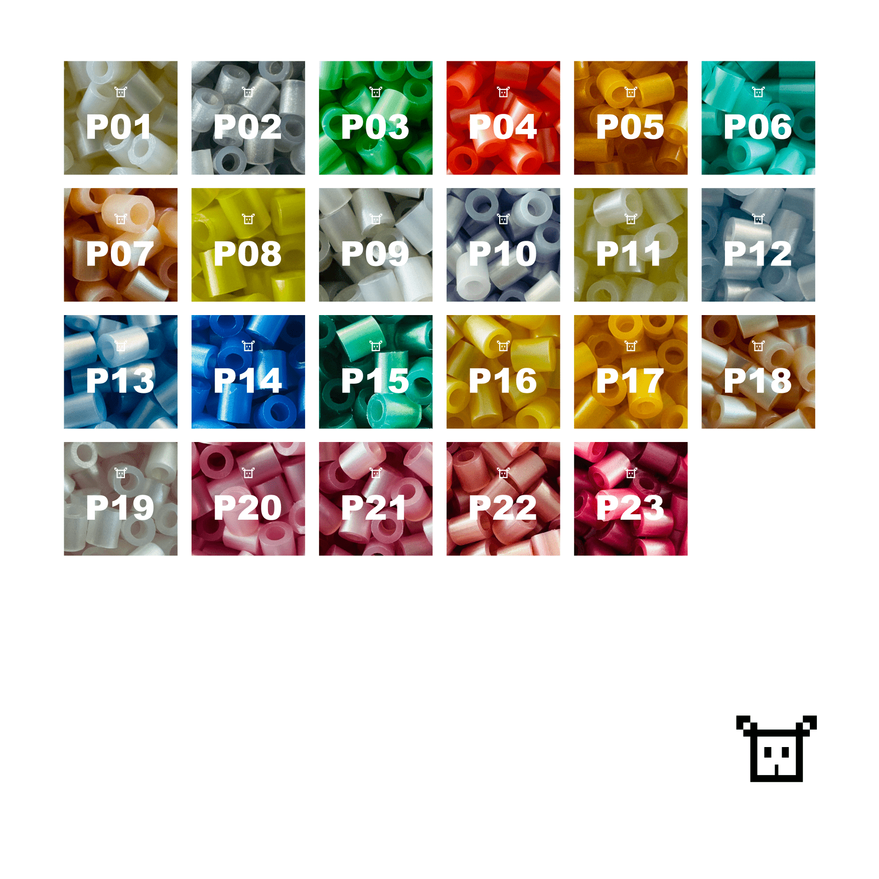 Pure Pixels Refill 1000ct - Palette P (Pearl)